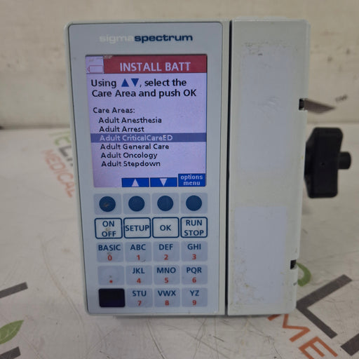 Baxter Baxter Sigma Spectrum 8.00.03 w/o Battery Infusion Pump Infusion Pump reLink Medical
