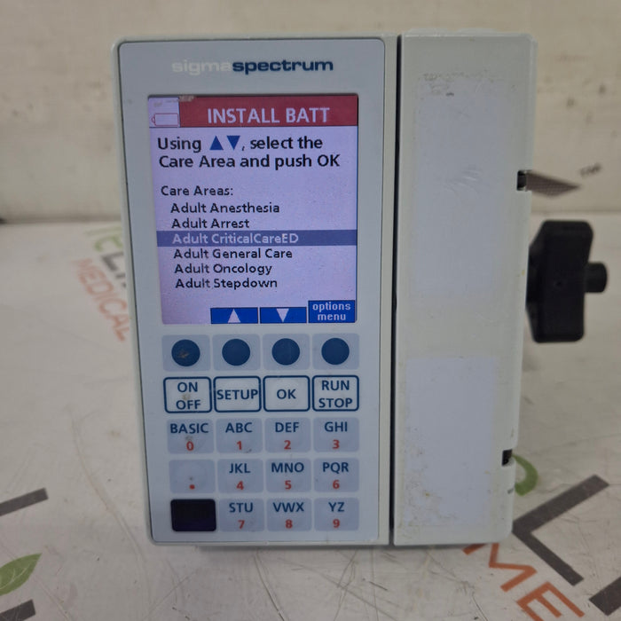 Baxter Baxter Sigma Spectrum 8.00.03 w/o Battery Infusion Pump Infusion Pump reLink Medical