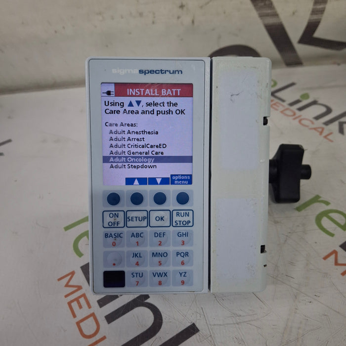 Baxter Sigma Spectrum 8.00.05 w/o Battery Infusion Pump