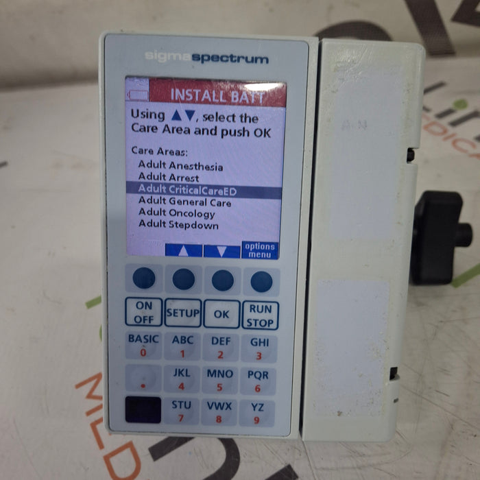 Baxter Baxter Sigma Spectrum 8.00.03 w/o Battery Infusion Pump Infusion Pump reLink Medical