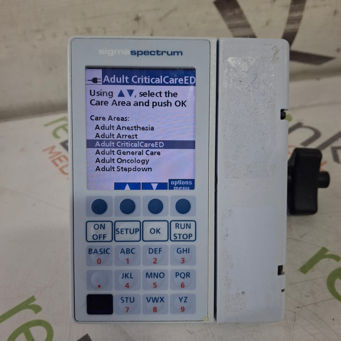 Baxter Sigma Spectrum 8.00.05 w/o Battery Infusion Pump
