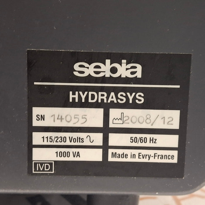 Sebia Electrophoresis Hydrasys Electrophoresis Analyzer