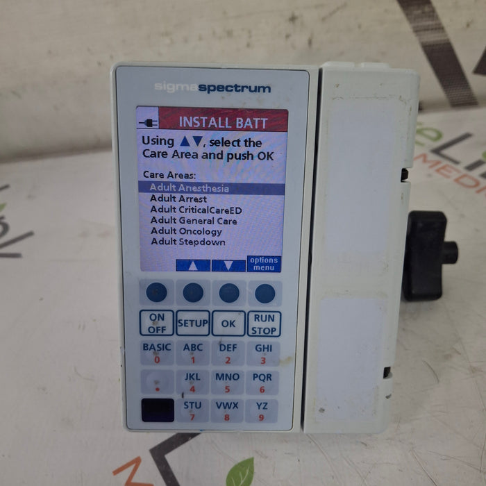 Baxter Baxter Sigma Spectrum 8.00.03 w/o Battery Infusion Pump Infusion Pump reLink Medical