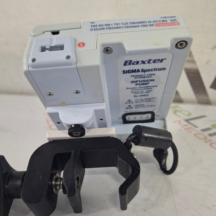 Baxter Sigma Spectrum 8.00.04 w/o Battery Infusion Pump