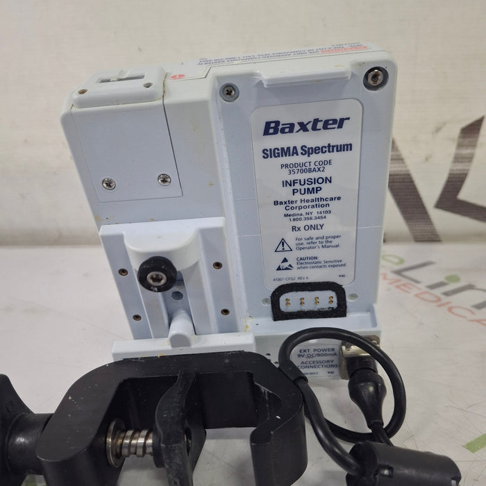 Baxter Baxter Sigma Spectrum 8.00.03 w/o Battery Infusion Pump Infusion Pump reLink Medical