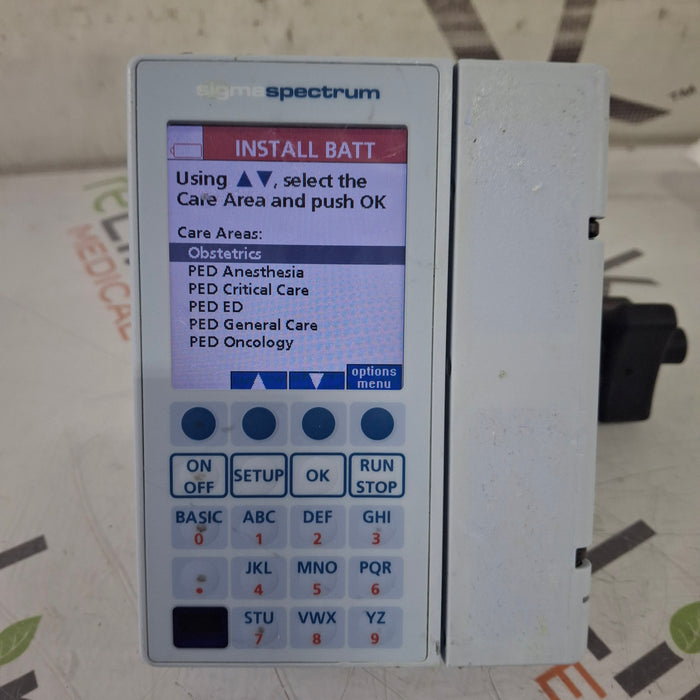 Baxter Sigma Spectrum 8.00.04 w/o Battery Infusion Pump
