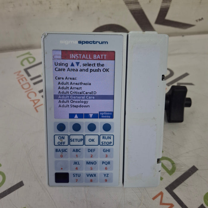 Baxter Sigma Spectrum 8.00.04 w/o Battery Infusion Pump