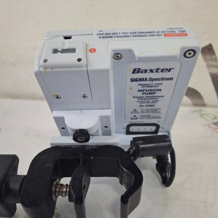Baxter Sigma Spectrum 8.00.04 w/o Battery Infusion Pump