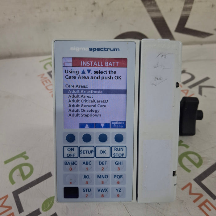 Baxter Baxter Sigma Spectrum 8.00.03 w/o Battery Infusion Pump Infusion Pump reLink Medical
