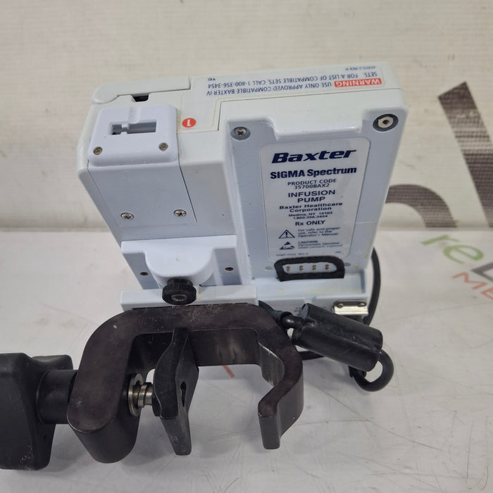 Baxter Baxter Sigma Spectrum 8.00.03 w/o Battery Infusion Pump Infusion Pump reLink Medical