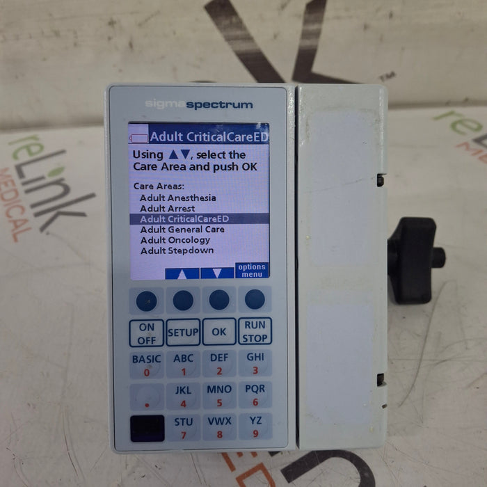 Baxter Sigma Spectrum 8.00.05 w/o Battery Infusion Pump