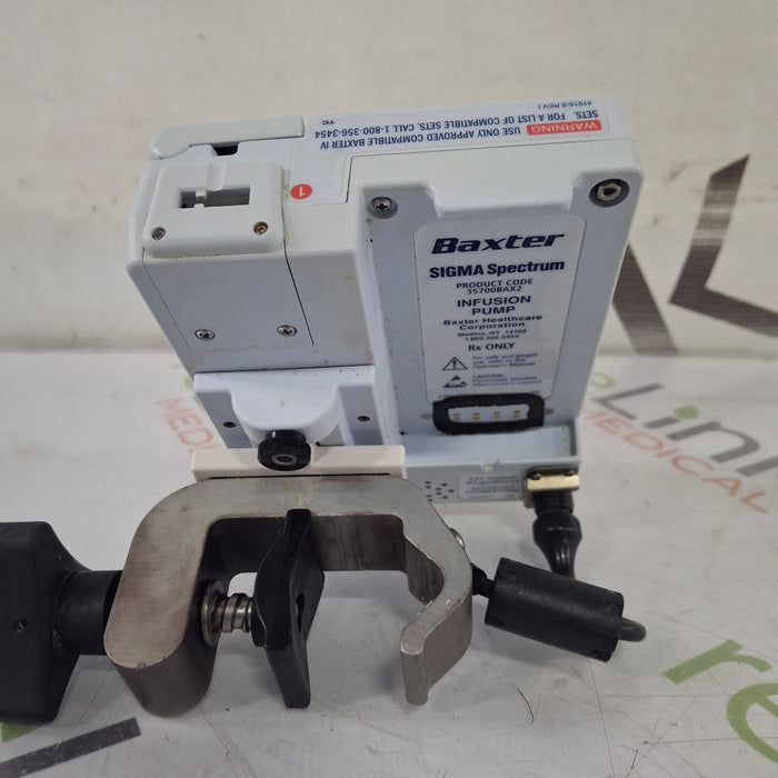 Baxter Sigma Spectrum 8.00.05 w/o Battery Infusion Pump
