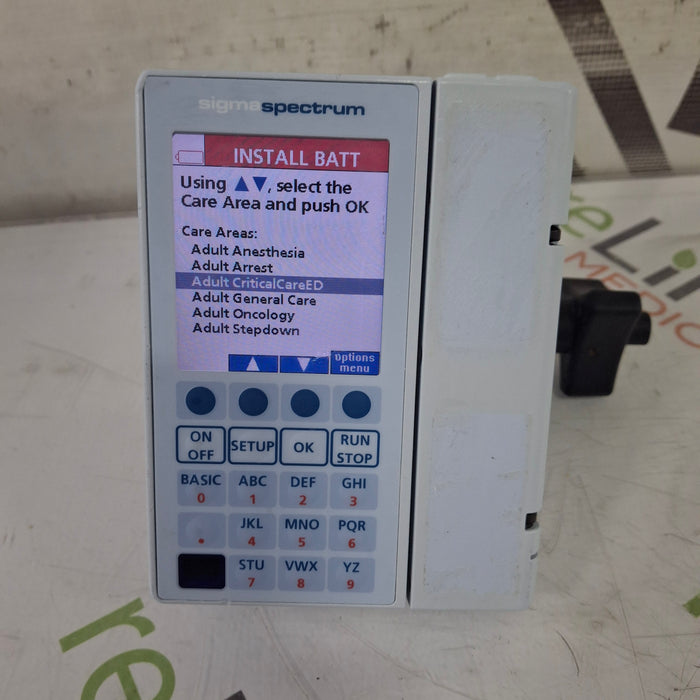 Baxter Sigma Spectrum 8.00.03 w/o Battery Infusion Pump