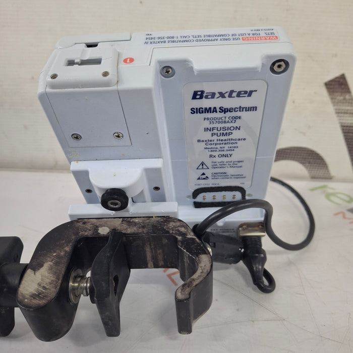 Baxter Sigma Spectrum 8.00.03 w/o Battery Infusion Pump