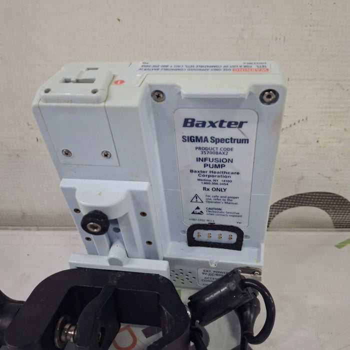 Baxter Baxter Sigma Spectrum 8.00.03 w/o Battery Infusion Pump Infusion Pump reLink Medical