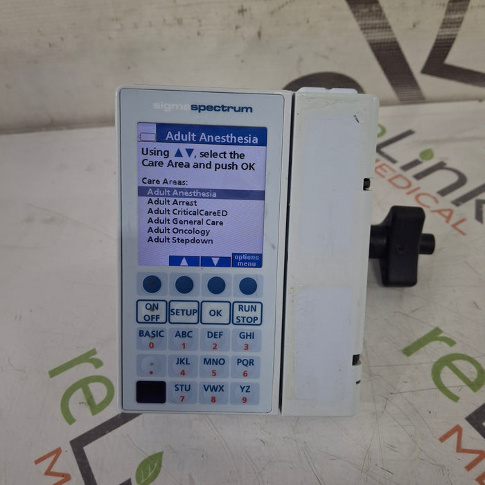 Baxter Sigma Spectrum 8.01.01 w/o Battery Infusion Pump