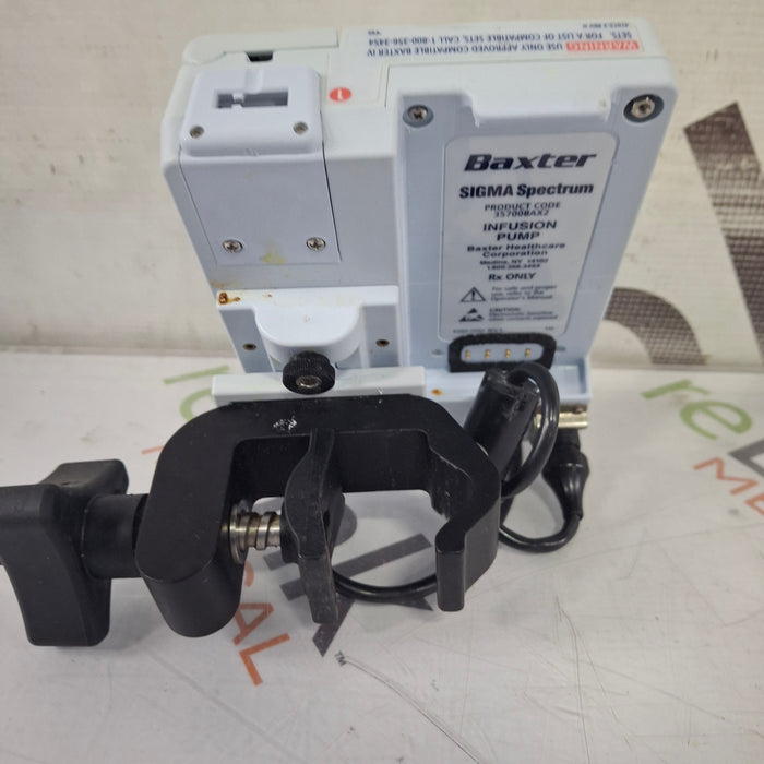 Baxter Sigma Spectrum 8.01.01 w/o Battery Infusion Pump