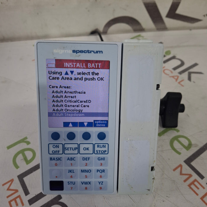 Baxter Baxter Sigma Spectrum 8.00.05 w/o Battery Infusion Pump Infusion Pump reLink Medical