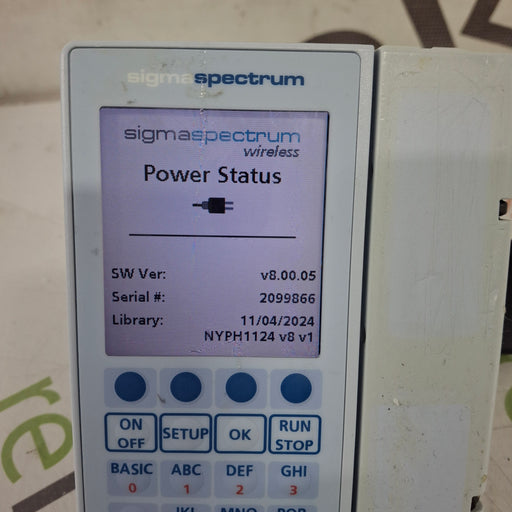 Baxter Baxter Sigma Spectrum 8.00.05 w/o Battery Infusion Pump Infusion Pump reLink Medical