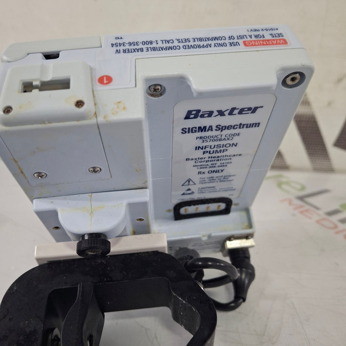 Baxter Baxter Sigma Spectrum 8.00.05 w/o Battery Infusion Pump Infusion Pump reLink Medical