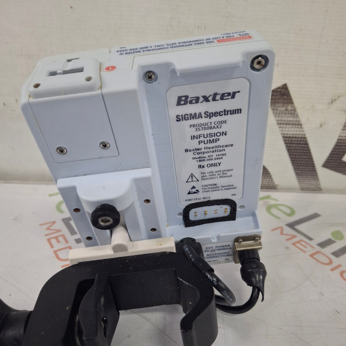Baxter Sigma Spectrum 8.00.04 w/o Battery Infusion Pump