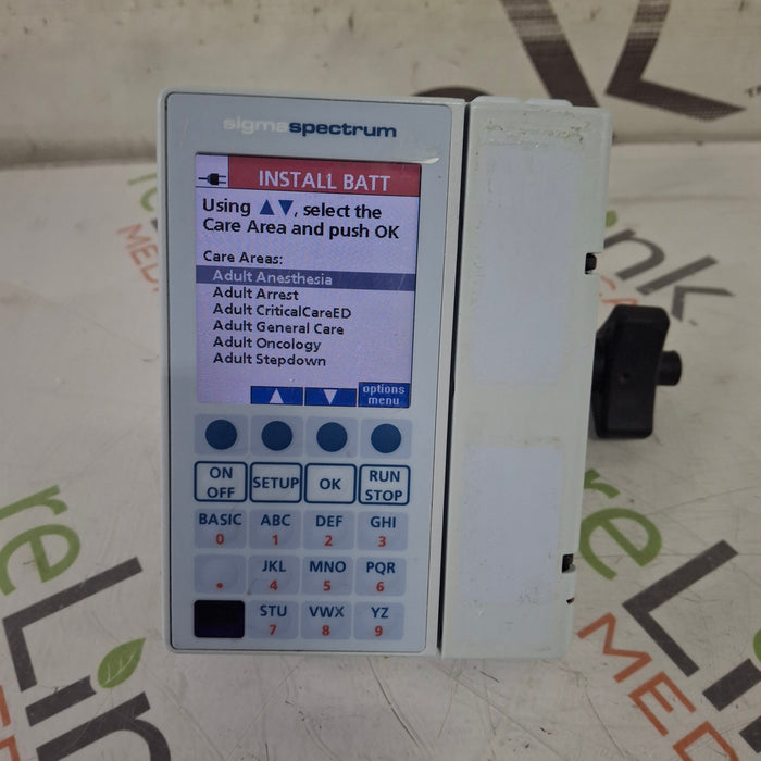 Baxter Sigma Spectrum 8.00.04 w/o Battery Infusion Pump