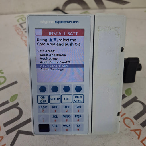 Baxter Baxter Sigma Spectrum 8.00.05 w/o Battery Infusion Pump Infusion Pump reLink Medical