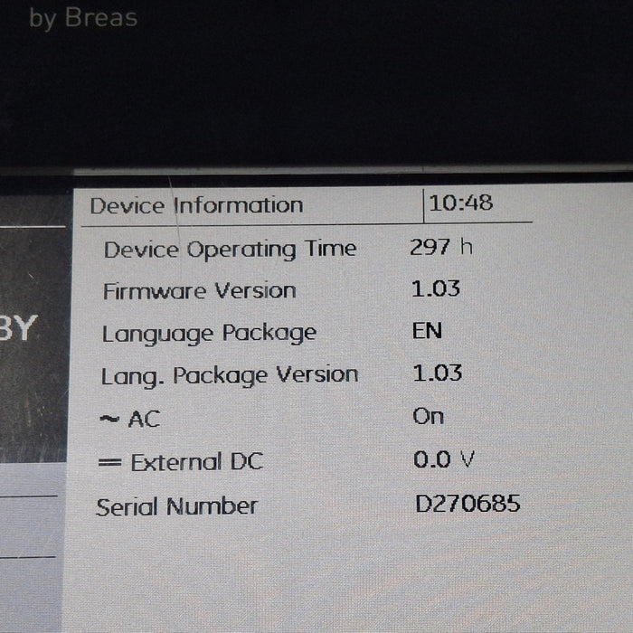 Breas Breas Vivo 65 Ventilator Respiratory reLink Medical