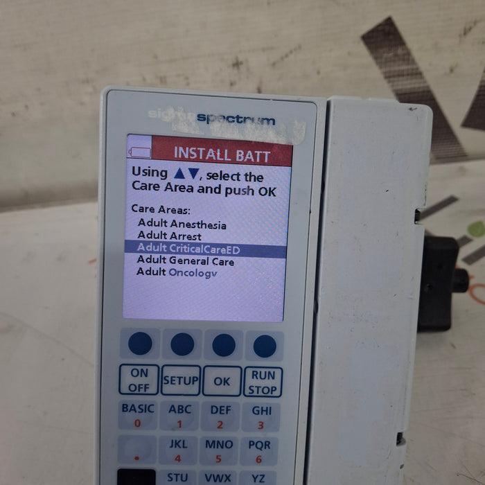 Baxter Sigma Spectrum 8.00.04 w/o Battery Infusion Pump