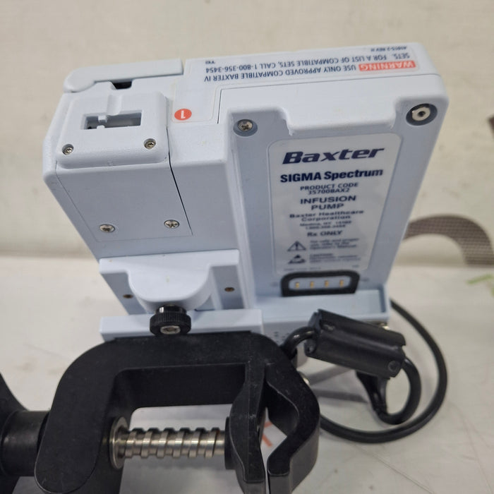 Baxter Sigma Spectrum 8.00.03 w/o Battery Infusion Pump