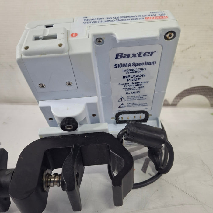 Baxter Baxter Sigma Spectrum 8.00.03 w/o Battery Infusion Pump Infusion Pump reLink Medical