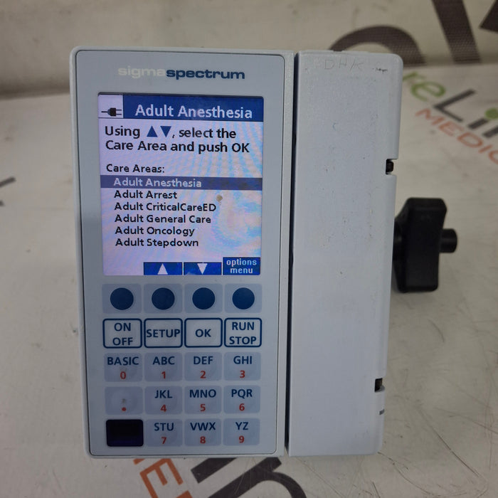 Baxter Baxter Sigma Spectrum 8.00.03 w/o Battery Infusion Pump Infusion Pump reLink Medical