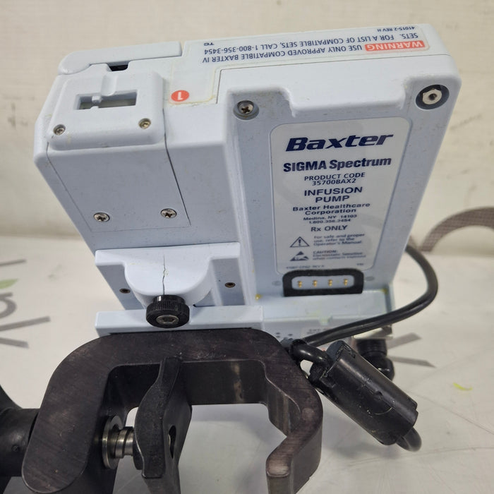Baxter Sigma Spectrum 8.00.03 w/o Battery Infusion Pump