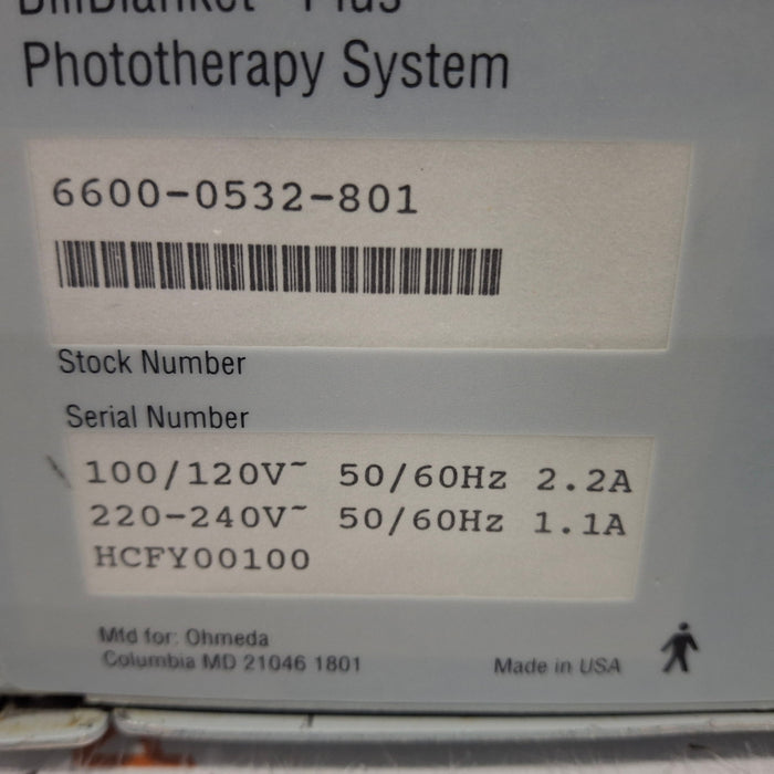 Ohmeda Medical Ohmeda Medical BiliBlanket Plus Phototherapy System Infant Warmers and Incubators reLink Medical