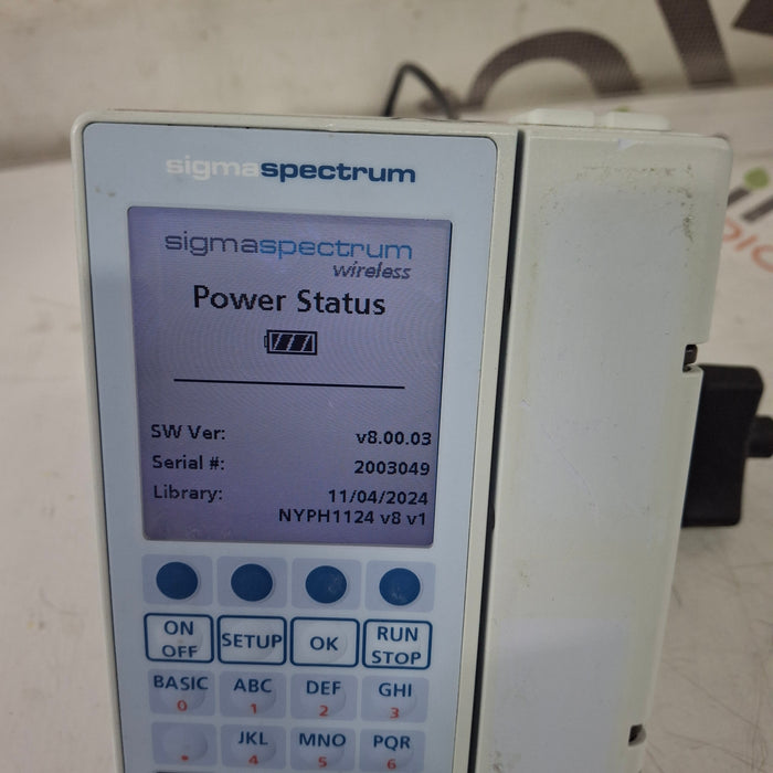Baxter Baxter Sigma Spectrum 8.00.03 w/o Battery Infusion Pump Infusion Pump reLink Medical