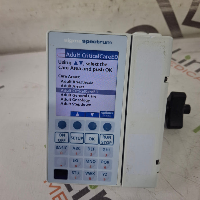 Baxter Baxter Sigma Spectrum 8.00.03 w/o Battery Infusion Pump Infusion Pump reLink Medical