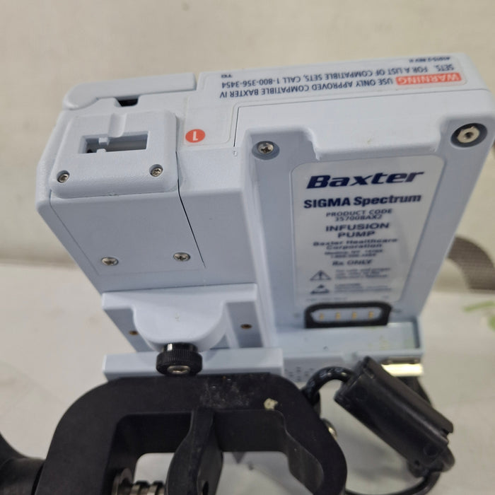 Baxter Baxter Sigma Spectrum 8.00.03 w/o Battery Infusion Pump Infusion Pump reLink Medical