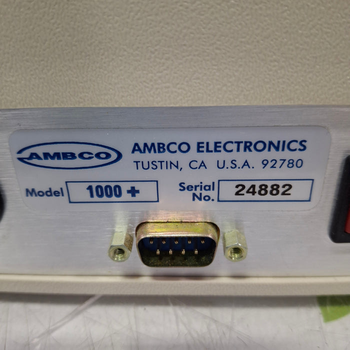 Ambco Model 1000+ Audiometer + Oto-Screen