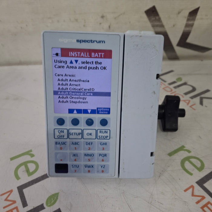 Baxter Sigma Spectrum 8.00.05 w/o Battery Infusion Pump