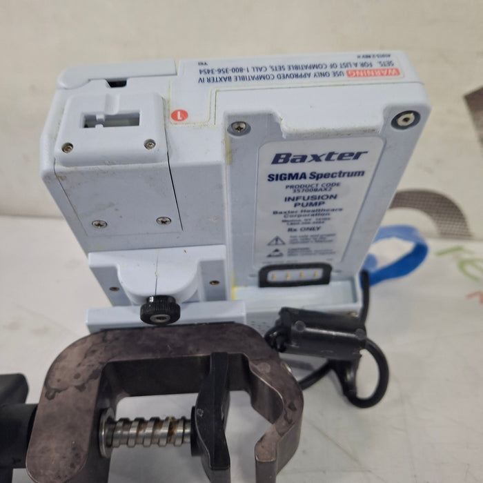 Baxter Baxter Sigma Spectrum 8.00.03 w/o Battery Infusion Pump Infusion Pump reLink Medical