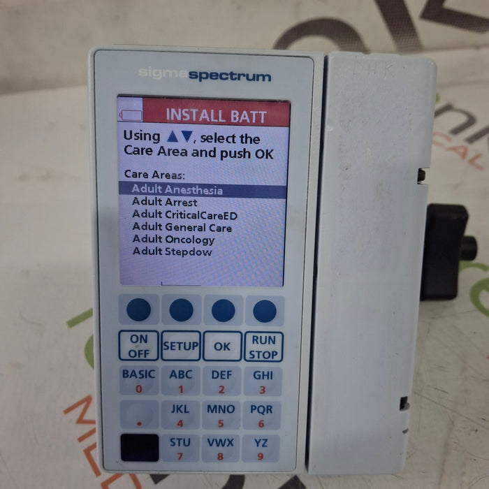 Baxter Sigma Spectrum 8.00.03 w/o Battery Infusion Pump