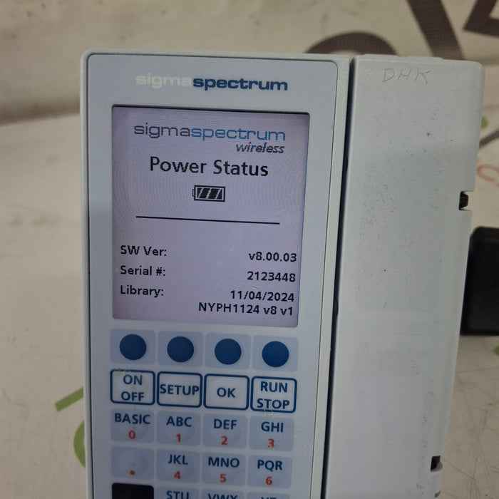 Baxter Baxter Sigma Spectrum 8.00.03 w/o Battery Infusion Pump Infusion Pump reLink Medical