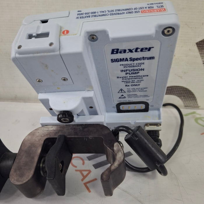 Baxter Baxter Sigma Spectrum 8.00.03 w/o Battery Infusion Pump Infusion Pump reLink Medical