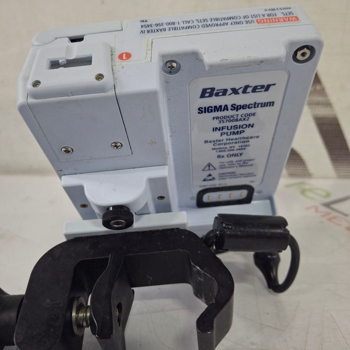 Baxter Baxter Sigma Spectrum 8.00.03 w/o Battery Infusion Pump Infusion Pump reLink Medical