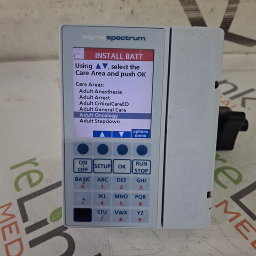 Baxter Baxter Sigma Spectrum 8.00.03 w/o Battery Infusion Pump Infusion Pump reLink Medical