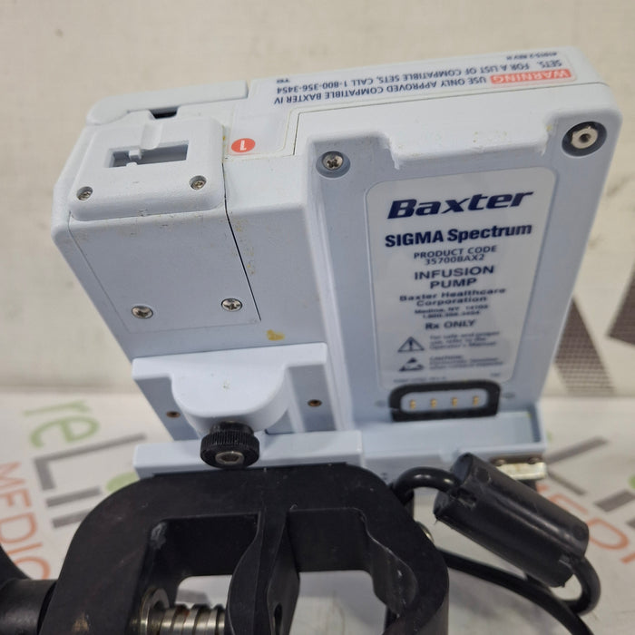 Baxter Baxter Sigma Spectrum 8.00.03 w/o Battery Infusion Pump Infusion Pump reLink Medical