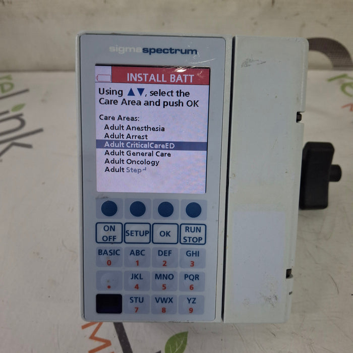 Baxter Sigma Spectrum 8.01.00 w/o Battery Infusion Pump