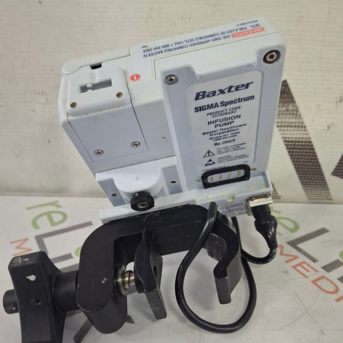 Baxter Sigma Spectrum 8.00.04 w/o Battery Infusion Pump