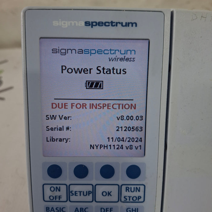 Baxter Baxter Sigma Spectrum 8.00.03 w/o Battery Infusion Pump Infusion Pump reLink Medical