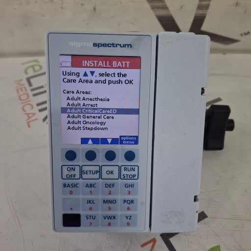 Baxter Baxter Sigma Spectrum 8.00.03 w/o Battery Infusion Pump Infusion Pump reLink Medical